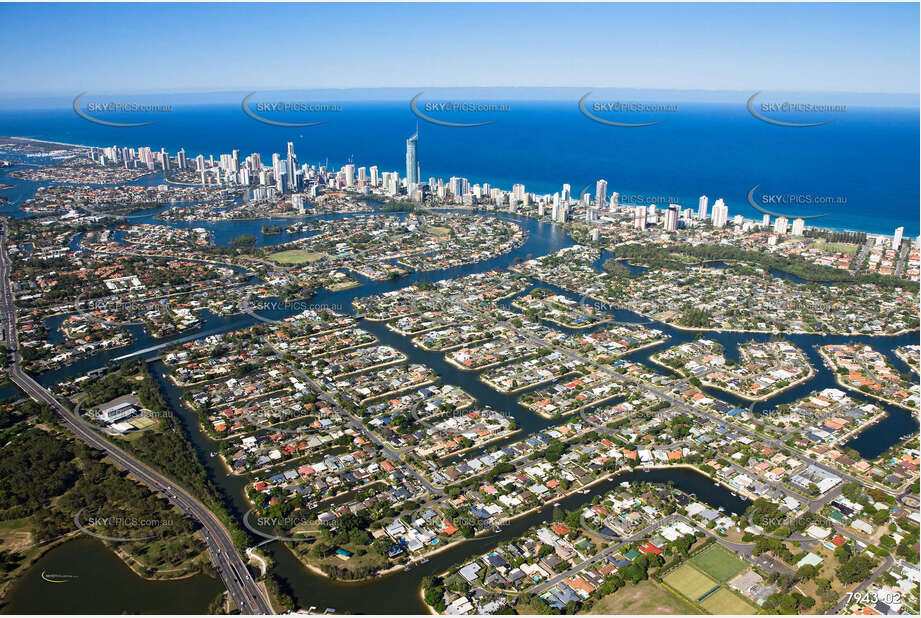 Aerial Photo Broadbeach Waters QLD Aerial Photography