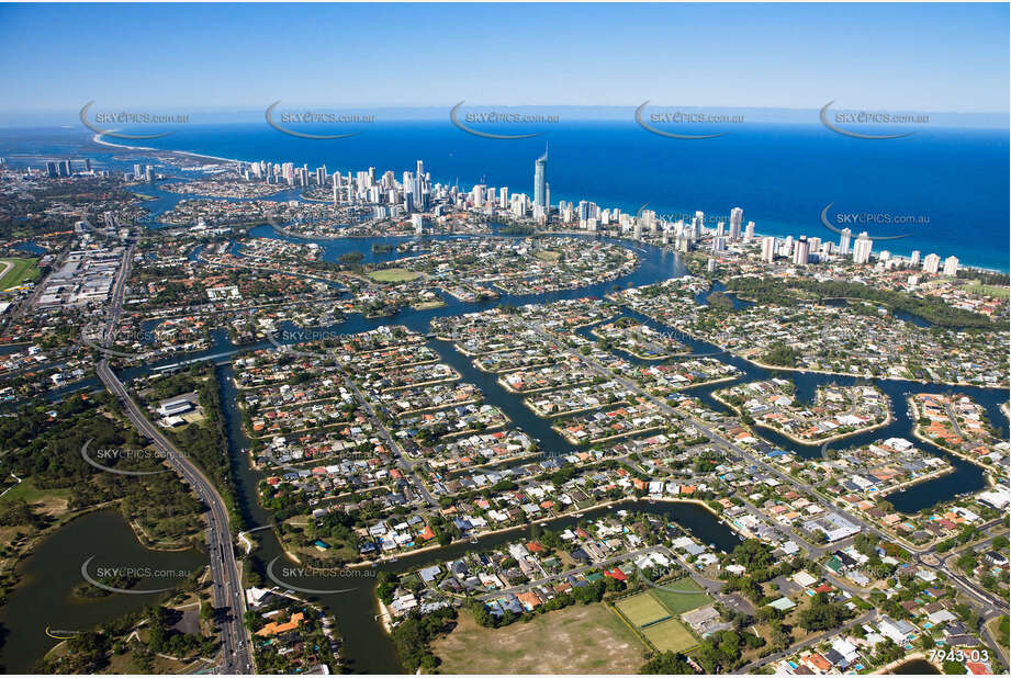 Aerial Photo Broadbeach Waters QLD Aerial Photography