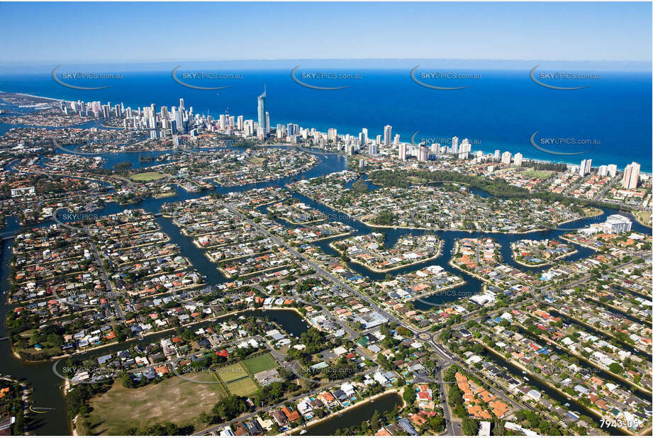 Aerial Photo Broadbeach Waters QLD Aerial Photography