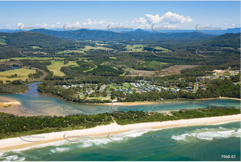 Aerial Photo Valla Beach NSW Aerial Photography