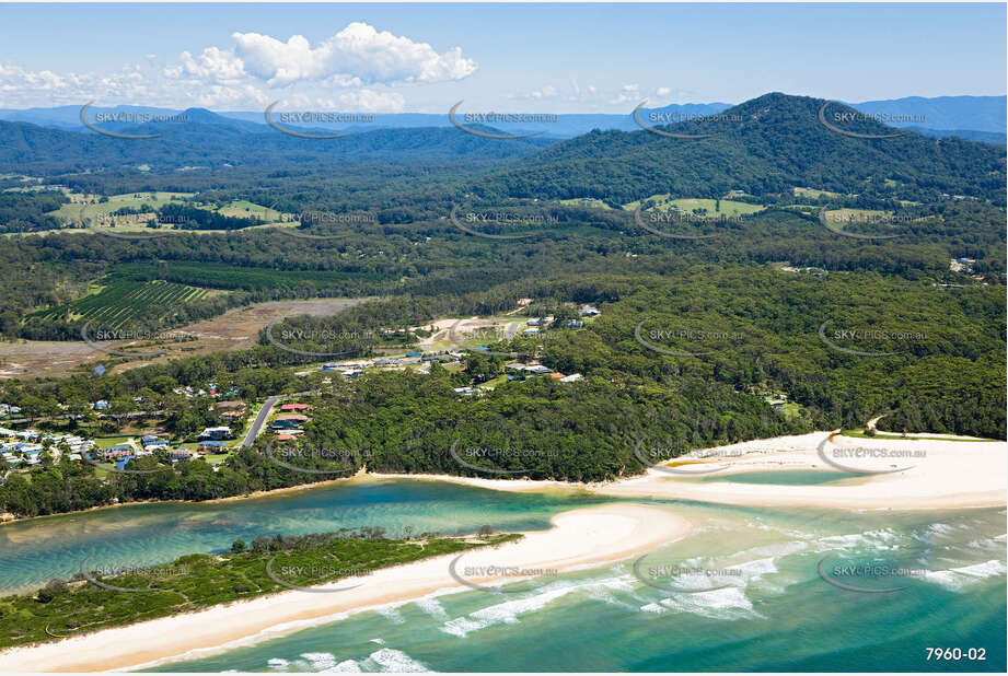 Aerial Photo Valla Beach NSW Aerial Photography