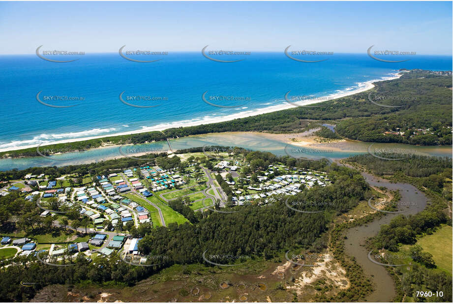 Aerial Photo Valla Beach NSW Aerial Photography