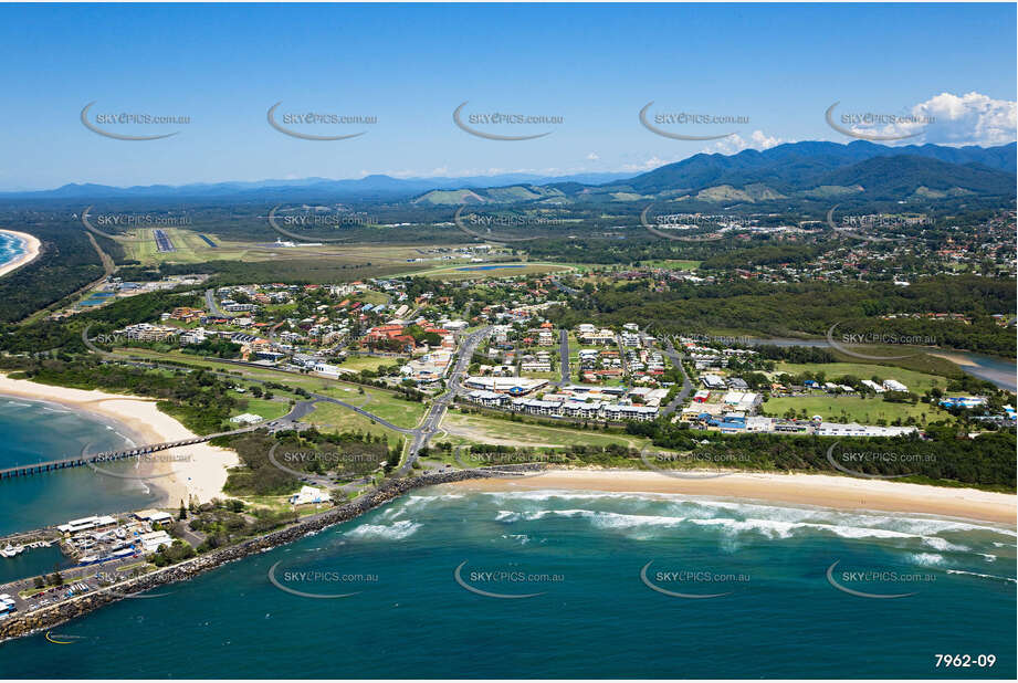 Aerial Photo Coffs Harbour Jetty NSW Aerial Photography