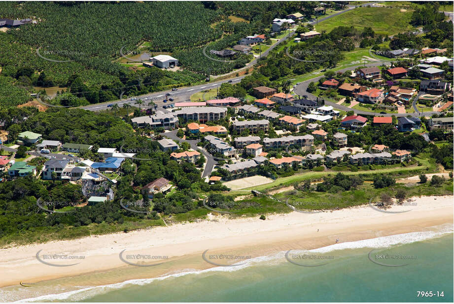 Aerial Photo Sapphire Beach NSW Aerial Photography