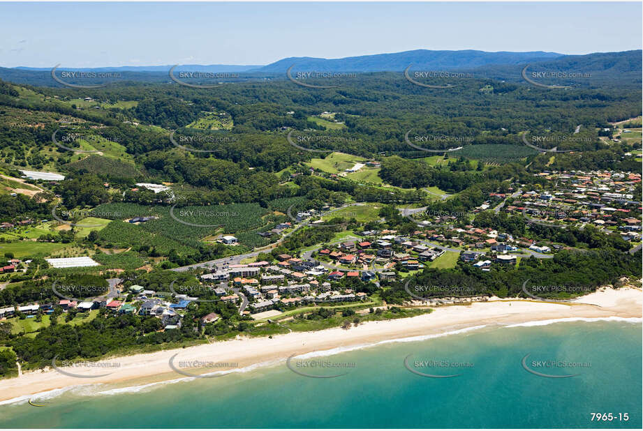 Aerial Photo Sapphire Beach NSW Aerial Photography