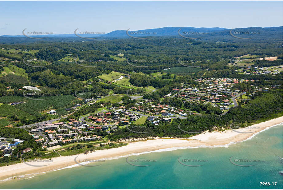 Aerial Photo Sapphire Beach NSW Aerial Photography