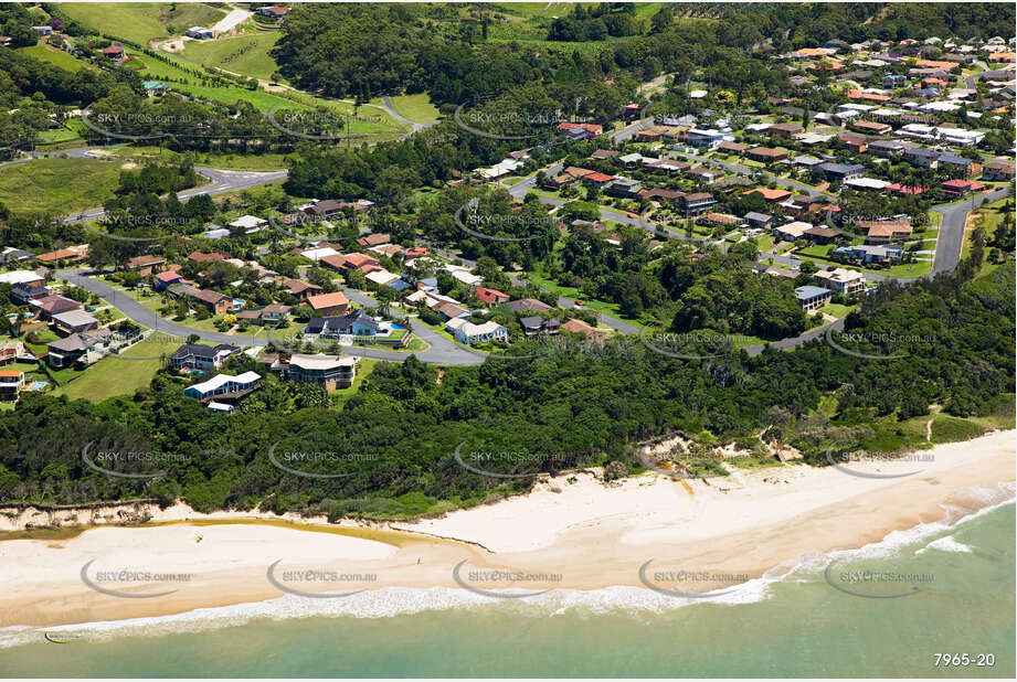 Aerial Photo Sapphire Beach NSW Aerial Photography