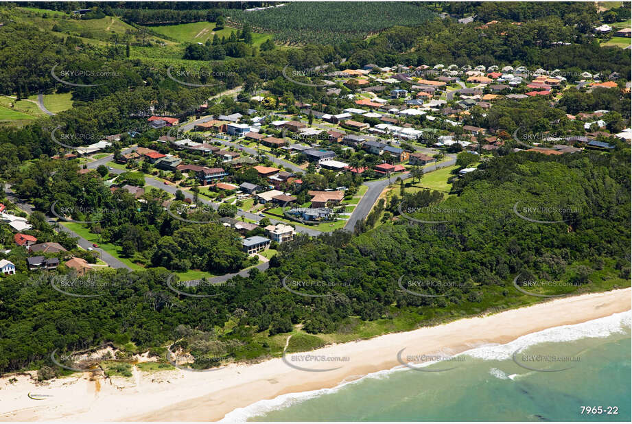 Aerial Photo Sapphire Beach NSW Aerial Photography