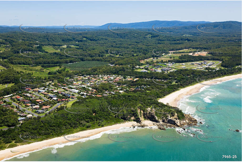 Aerial Photo Sapphire Beach NSW Aerial Photography