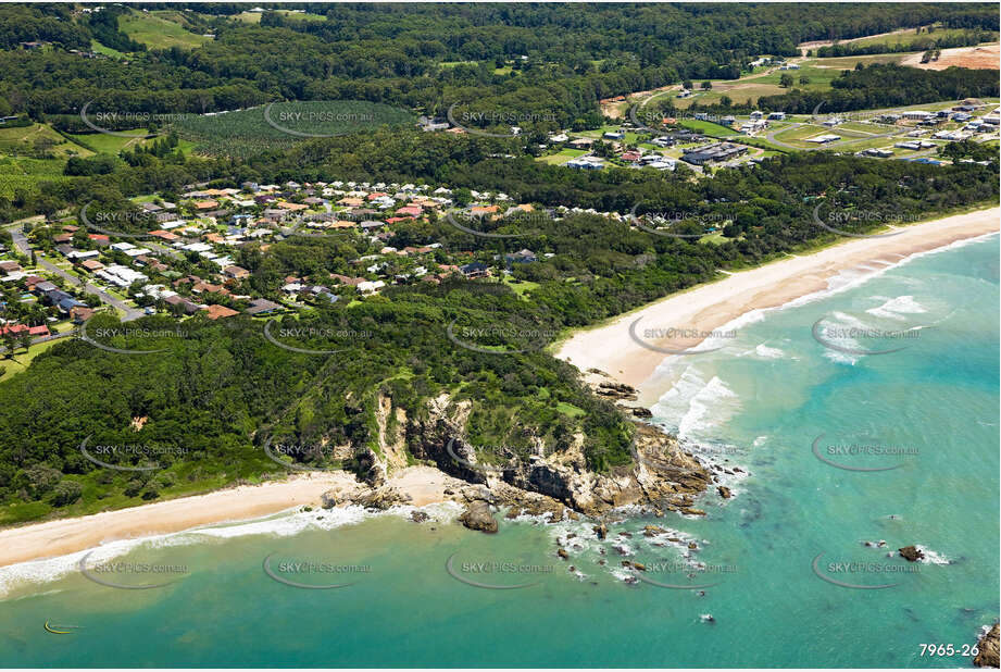 Aerial Photo Sapphire Beach NSW Aerial Photography