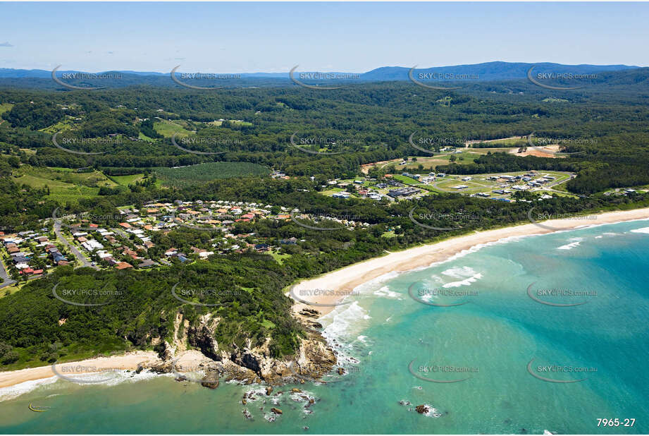 Aerial Photo Sapphire Beach NSW Aerial Photography