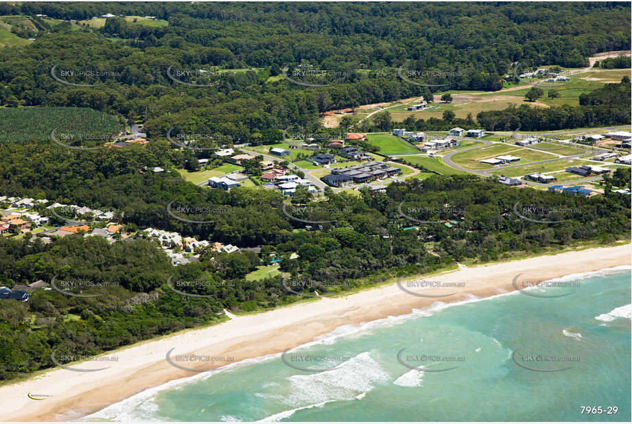 Aerial Photo Sapphire Beach NSW Aerial Photography