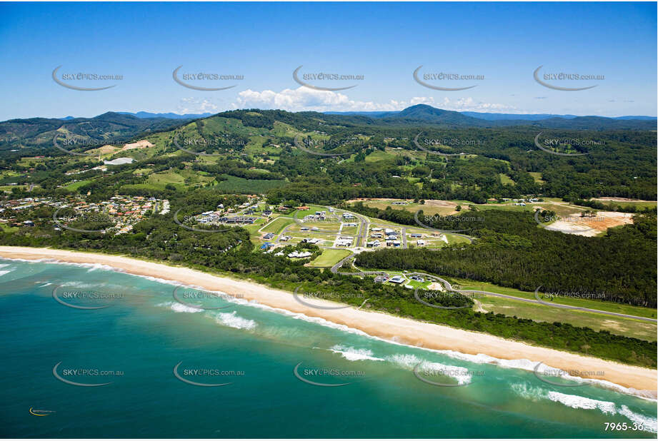 Aerial Photo Sapphire Beach NSW Aerial Photography