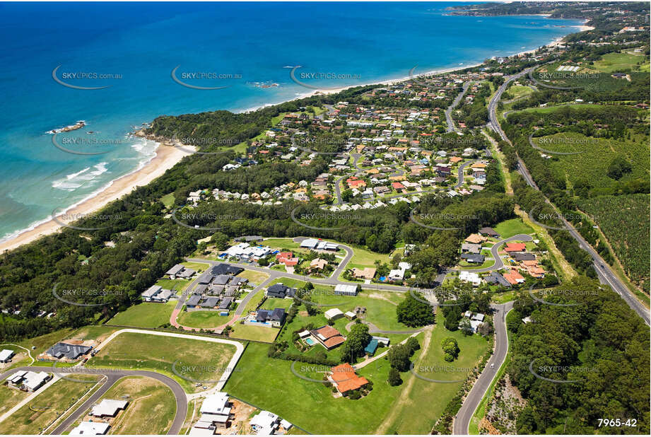 Aerial Photo Sapphire Beach NSW Aerial Photography