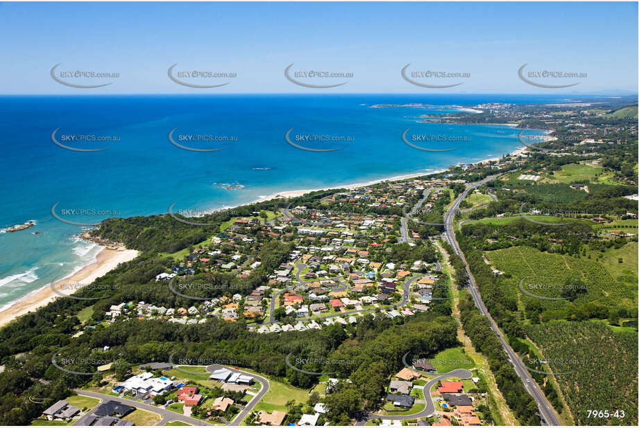 Aerial Photo Sapphire Beach NSW Aerial Photography