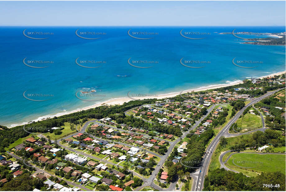 Aerial Photo Sapphire Beach NSW Aerial Photography