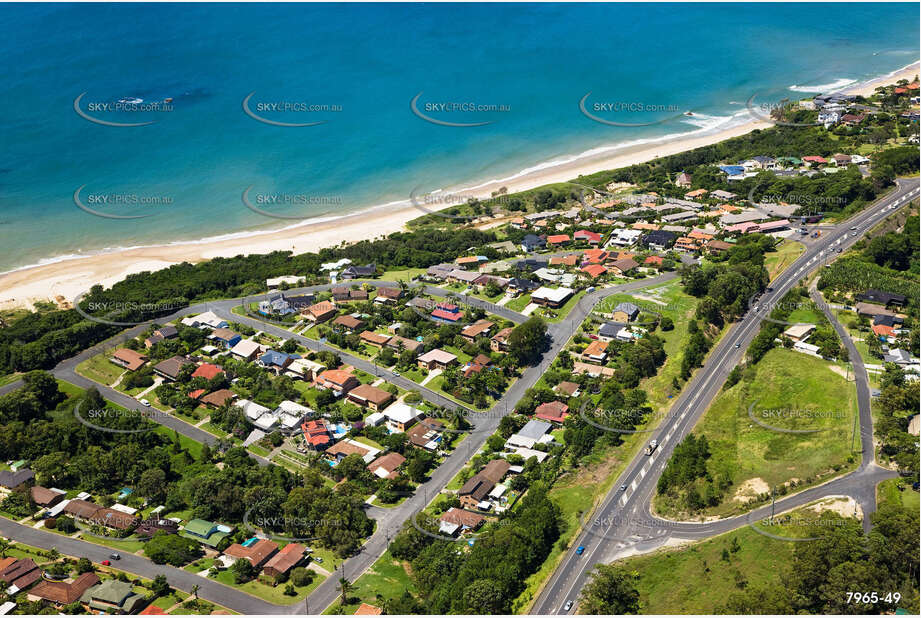 Aerial Photo Sapphire Beach NSW Aerial Photography