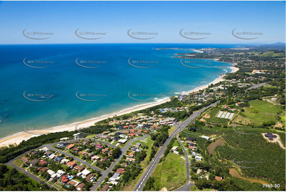 Aerial Photo Sapphire Beach NSW Aerial Photography