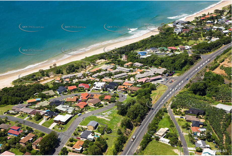 Aerial Photo Sapphire Beach NSW Aerial Photography