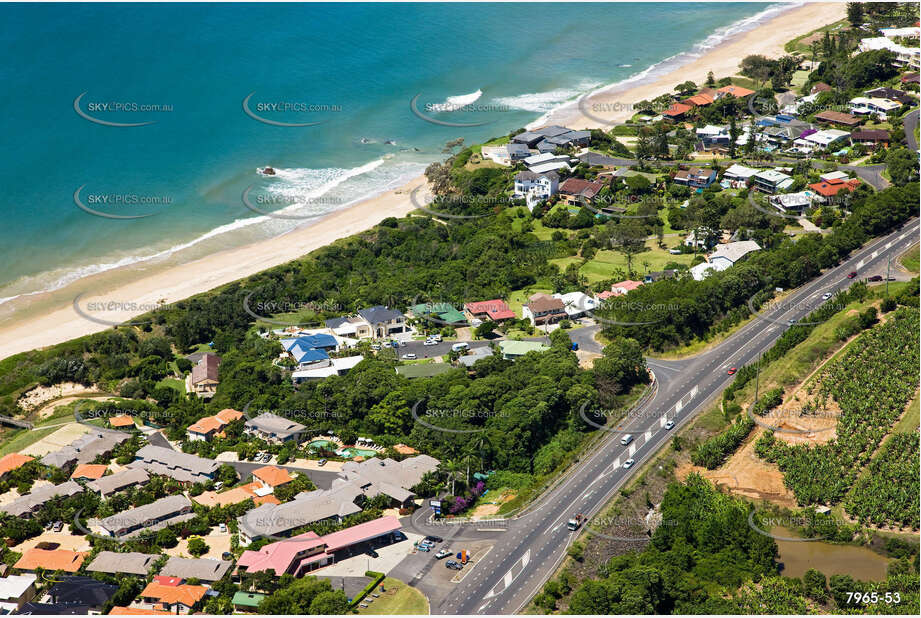 Aerial Photo Sapphire Beach NSW Aerial Photography