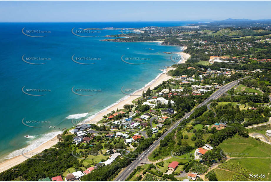 Aerial Photo Sapphire Beach NSW Aerial Photography