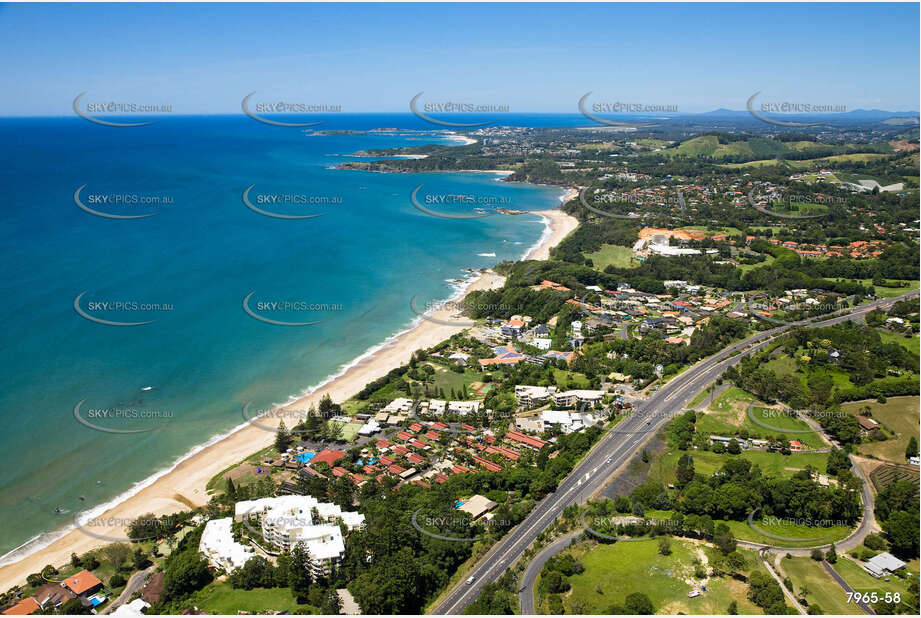 Aerial Photo Sapphire Beach NSW Aerial Photography