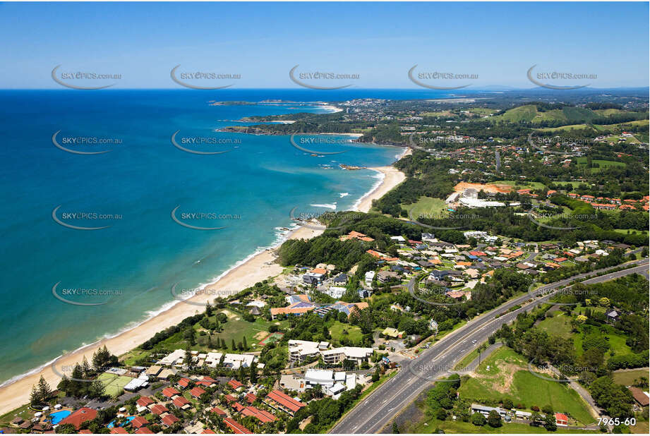 Aerial Photo Sapphire Beach NSW Aerial Photography