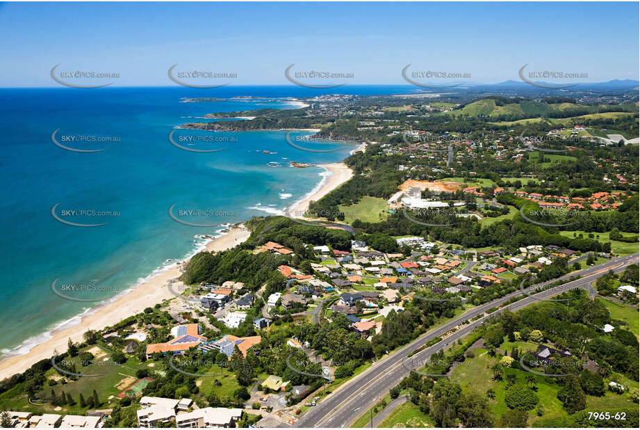 Aerial Photo Sapphire Beach NSW Aerial Photography