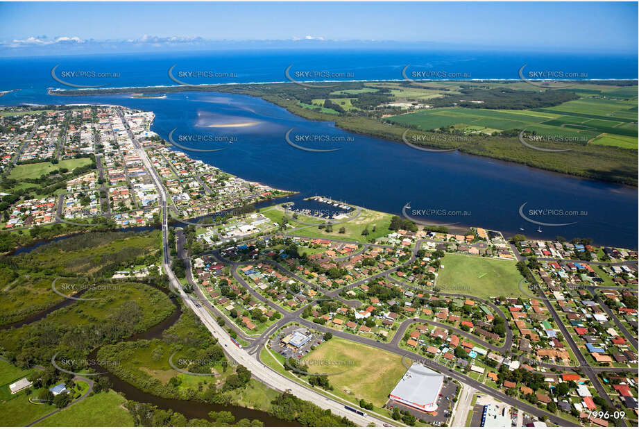 Aerial Photo Ballina West NSW Aerial Photography