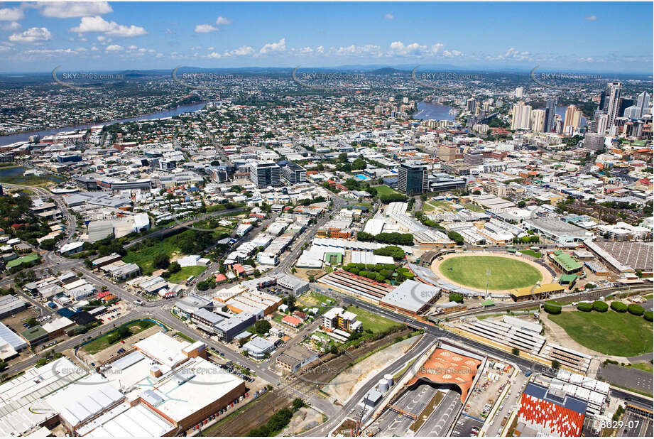 Aerial Photo Bowen Hills QLD Aerial Photography