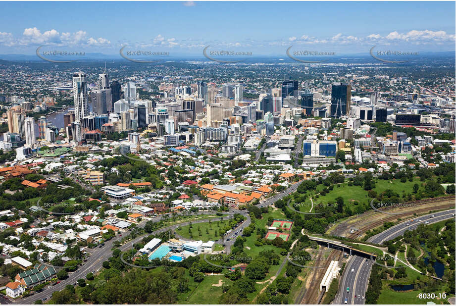 Aerial Photo Spring Hill QLD Aerial Photography