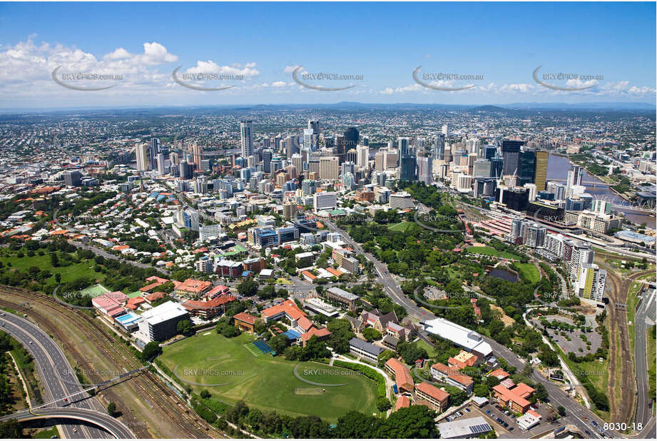 Aerial Photo Spring Hill QLD Aerial Photography