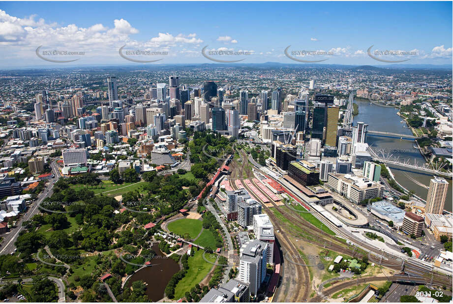 Aerial Photo Brisbane CBD QLD Aerial Photography