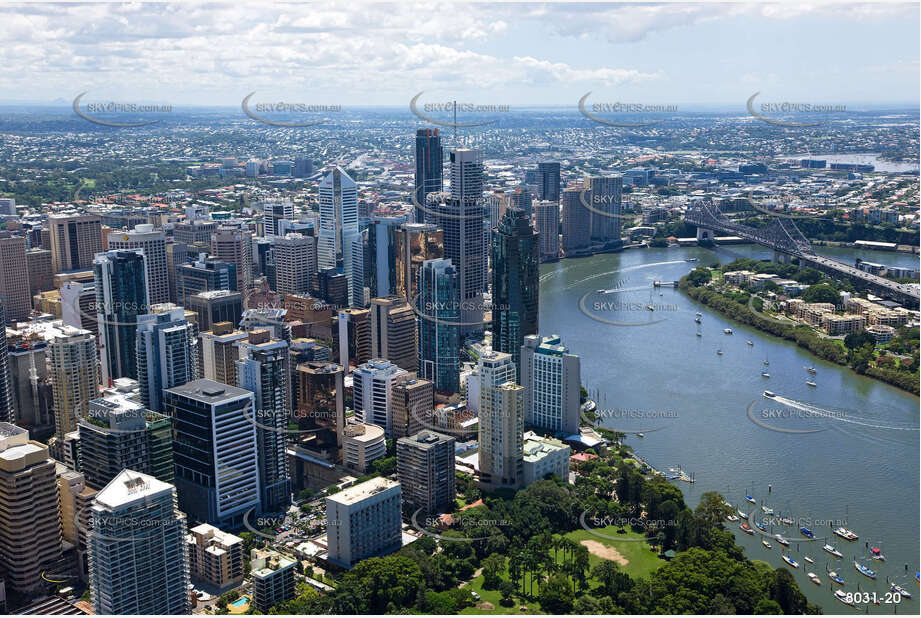 Aerial Photo Brisbane CBD QLD Aerial Photography