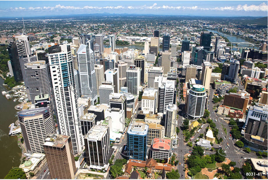 Aerial Photo Brisbane CBD QLD Aerial Photography