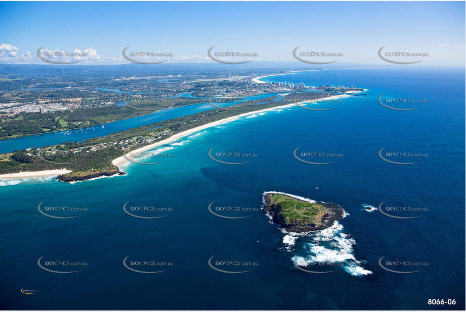 Aerial Photo Cook Island & Fingal Head NSW Aerial Photography