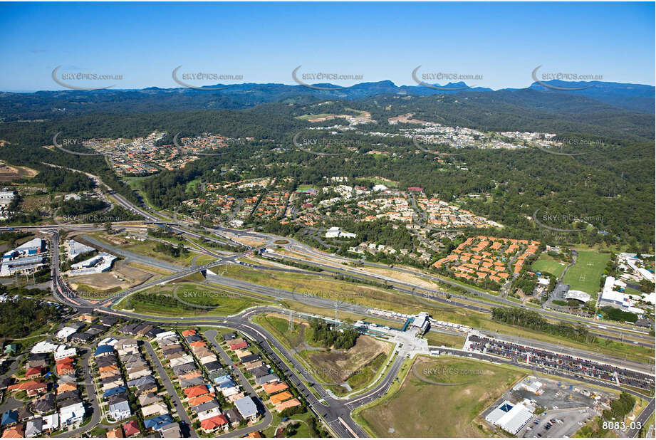 Aerial Photo Varsity Lakes QLD Aerial Photography