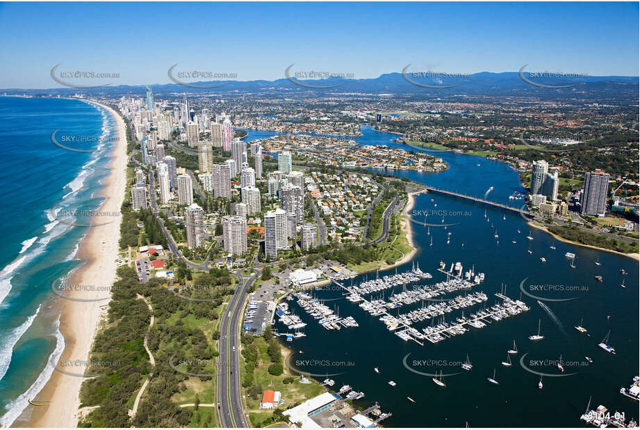 Aerial Photo Main Beach QLD Aerial Photography