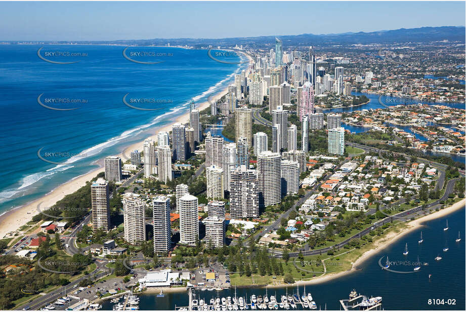 Aerial Photo Main Beach QLD Aerial Photography