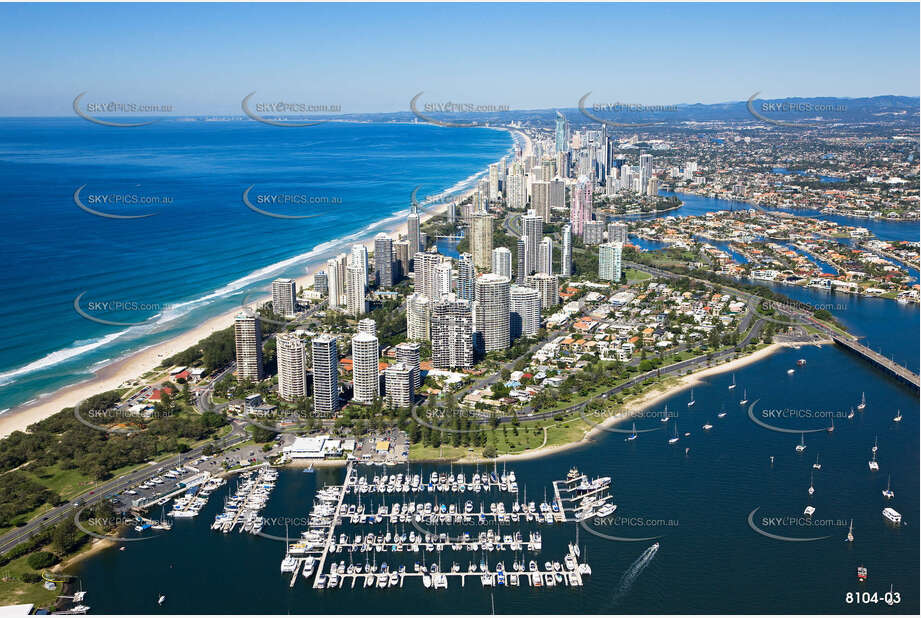 Aerial Photo Main Beach QLD Aerial Photography