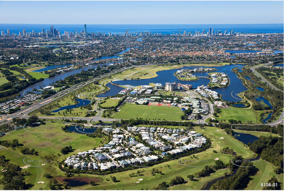 Aerial Photo Carrara QLD Aerial Photography