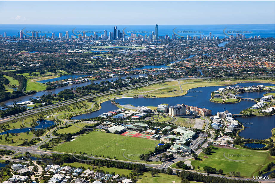 Aerial Photo Carrara QLD Aerial Photography