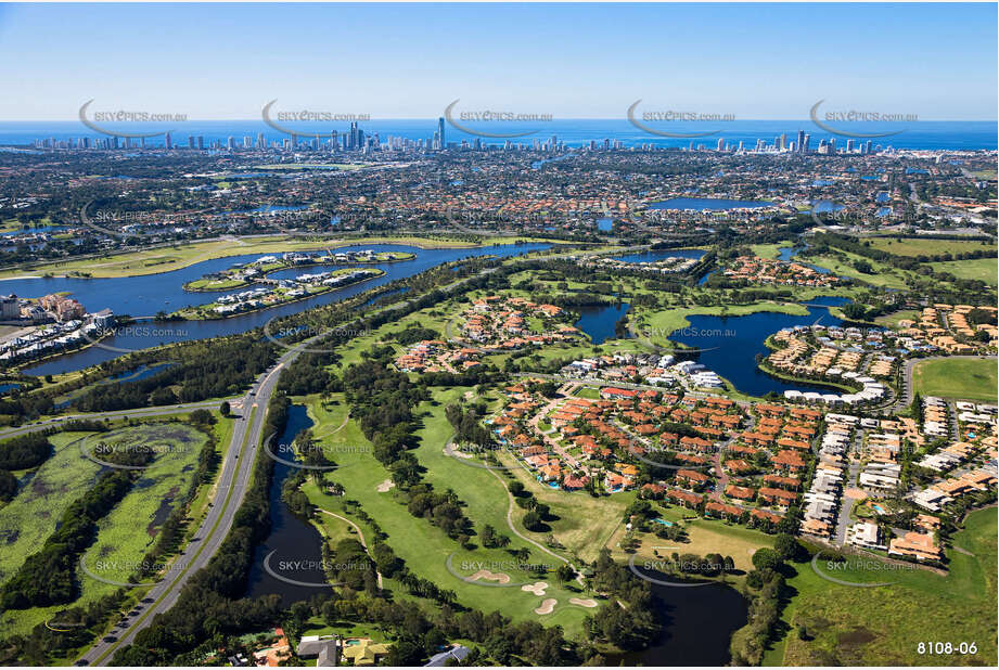 Aerial Photo Carrara QLD Aerial Photography