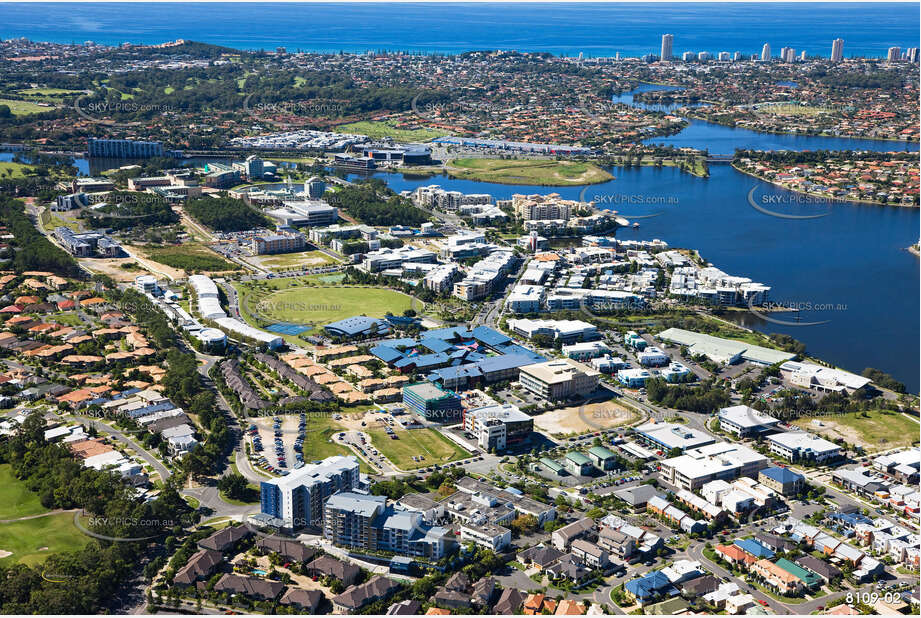 Aerial Photo Varsity Lakes QLD Aerial Photography