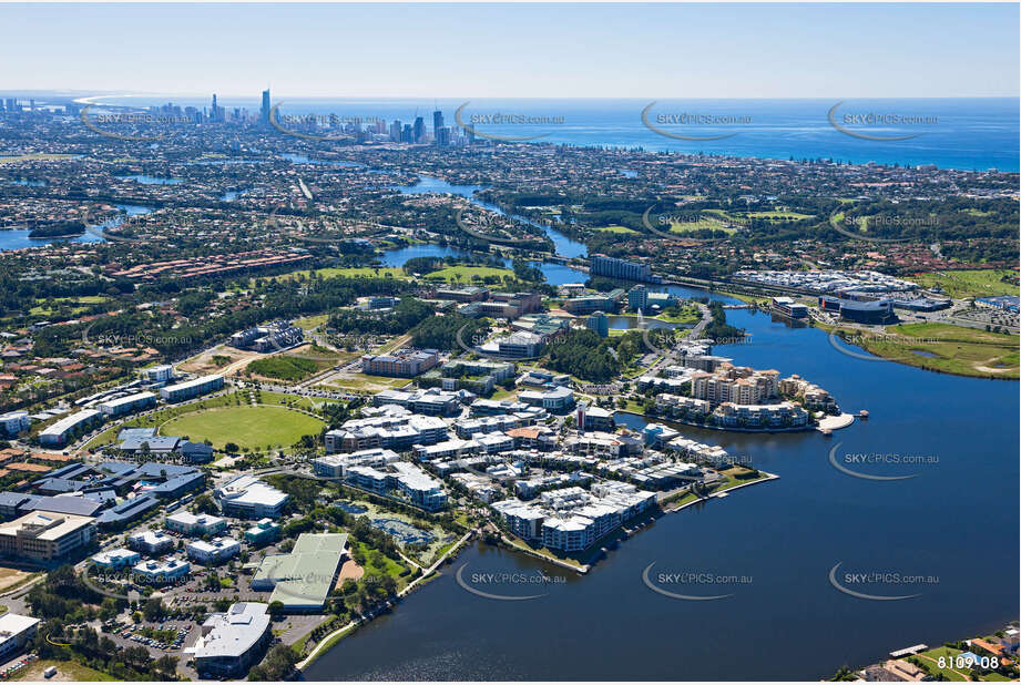 Aerial Photo Varsity Lakes QLD Aerial Photography