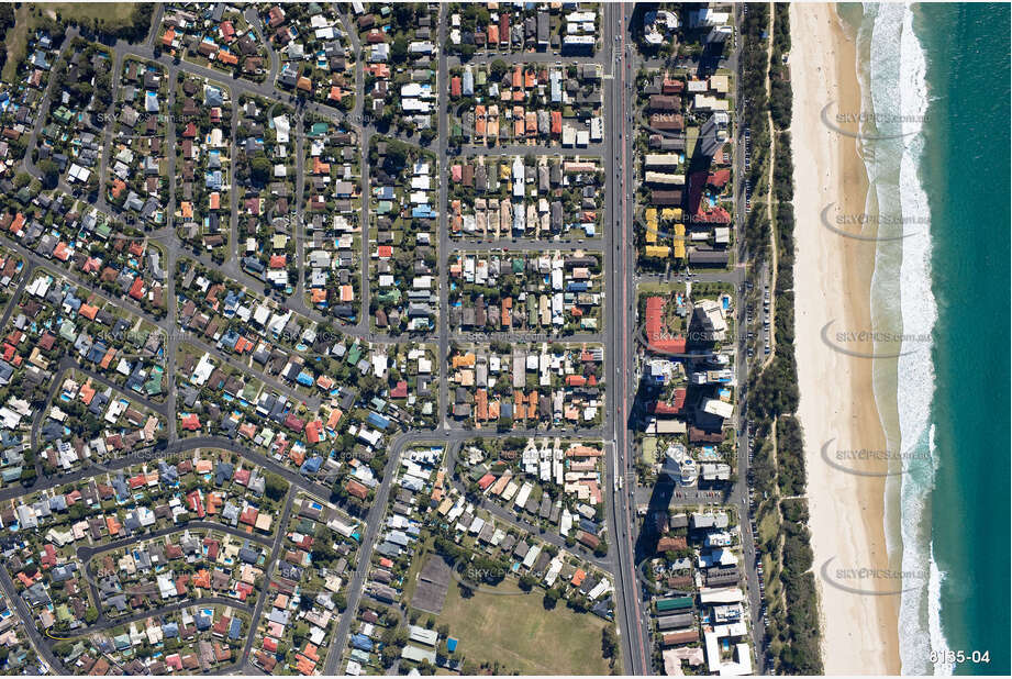 Vertical Aerial Photo Burleigh Heads QLD Aerial Photography