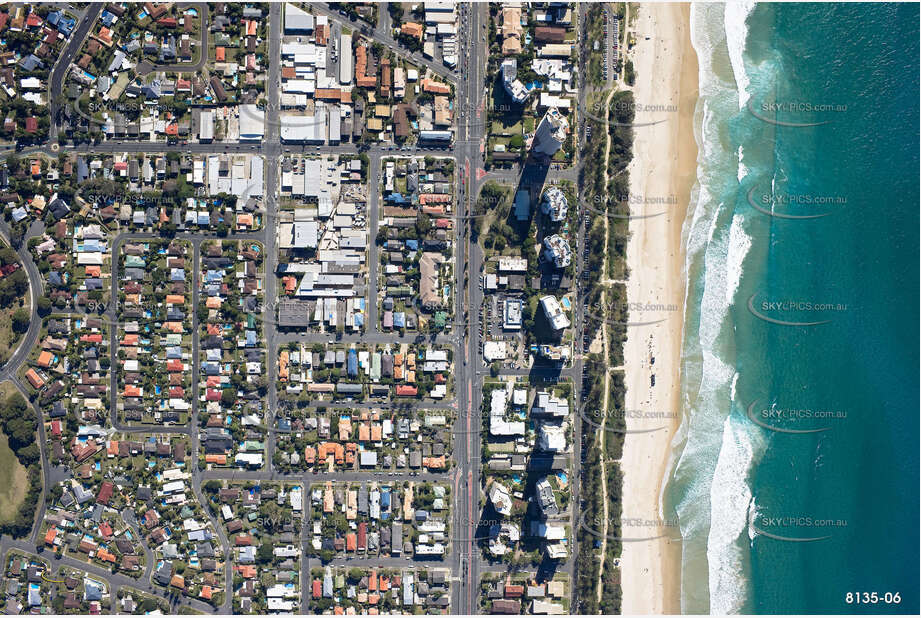 Vertical Aerial Photo Burleigh Heads QLD Aerial Photography