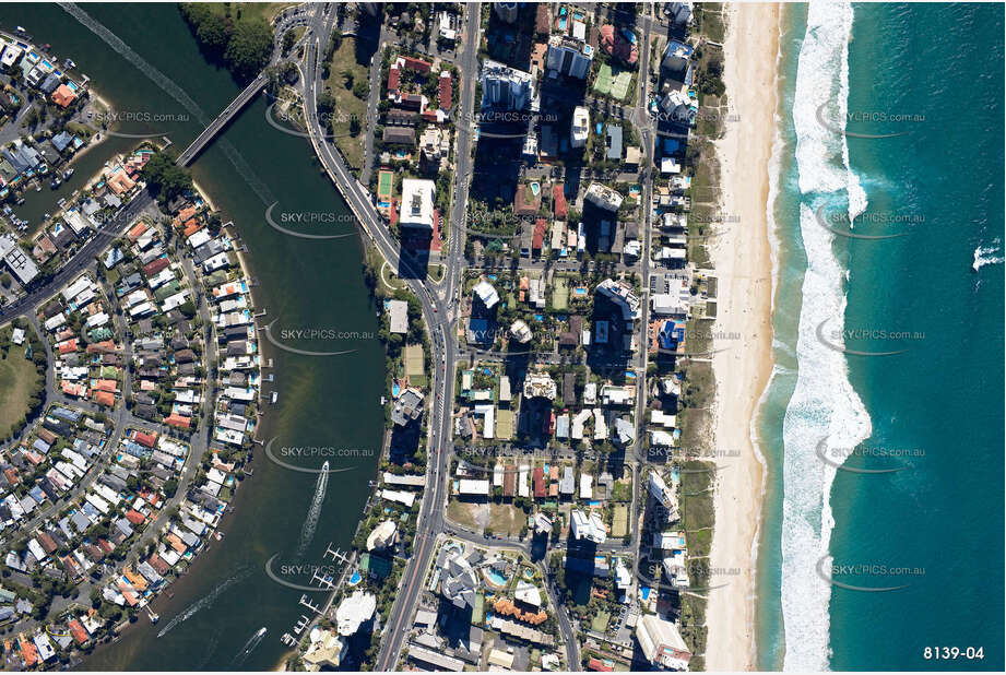 Vertical Aerial Photo Surfers Paradise QLD Aerial Photography