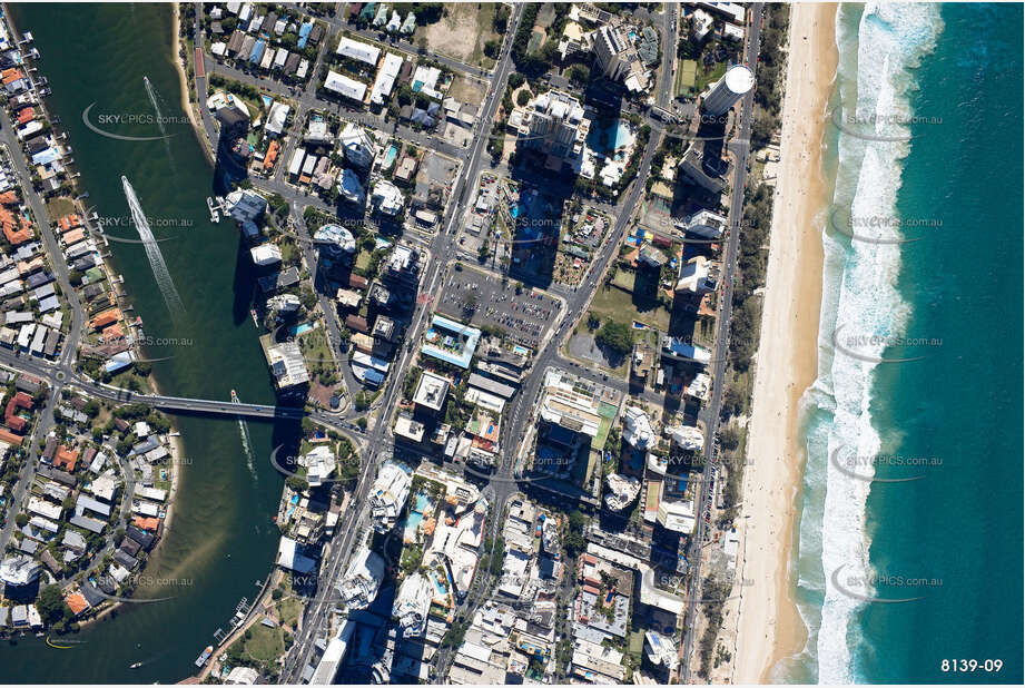 Vertical Aerial Photo Surfers Paradise QLD Aerial Photography