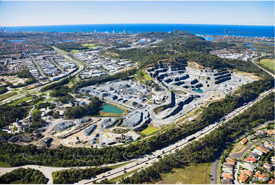 Quarry West Burleigh Aerial Photography